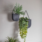 Lexy Wall Planter – Black - Set of Two